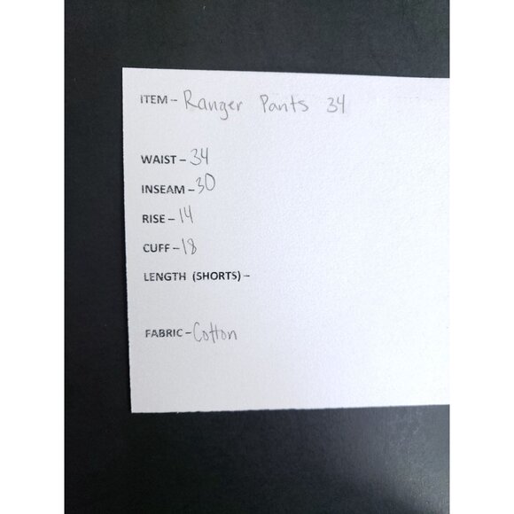 Ranger Hunting Cargo Pants Men's Size 34 Camouflage - Picture 8 of 8